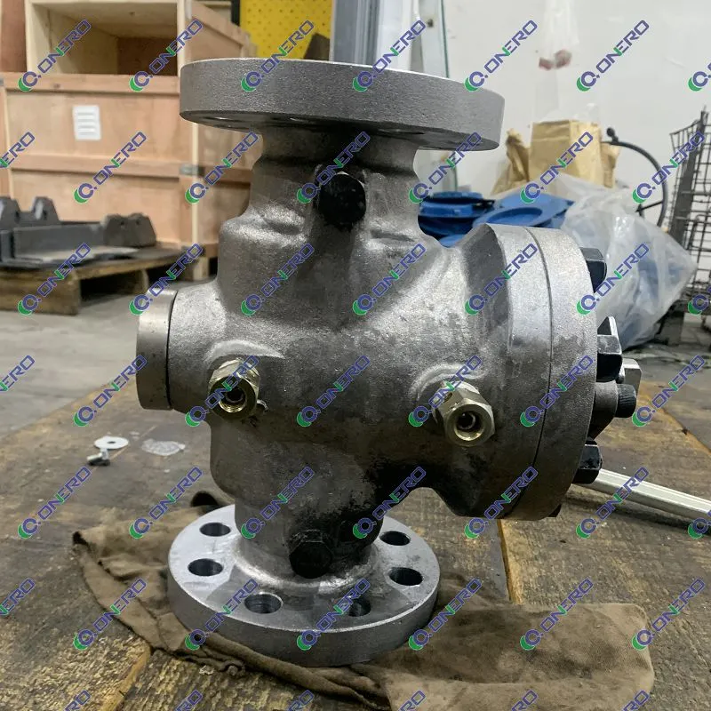 Kroglični ventil z zgornjim vhodom, vgrajen na rogelj